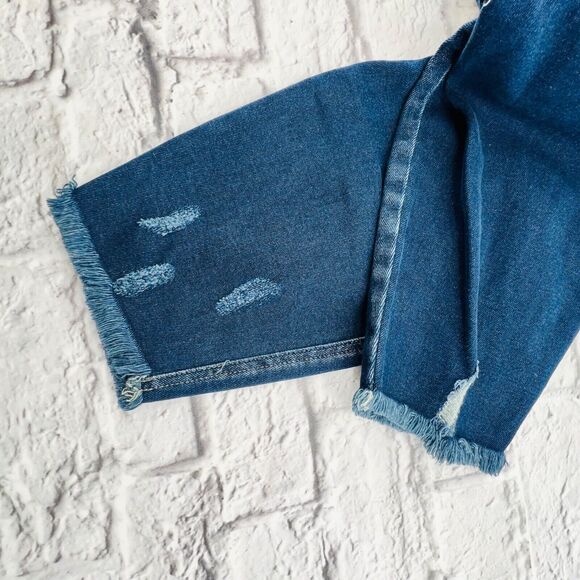 KanCan For Maurices Jeans Women's Plus 24 Dark Wash Button Fly Ripped Skinny - Picture 6 of 10